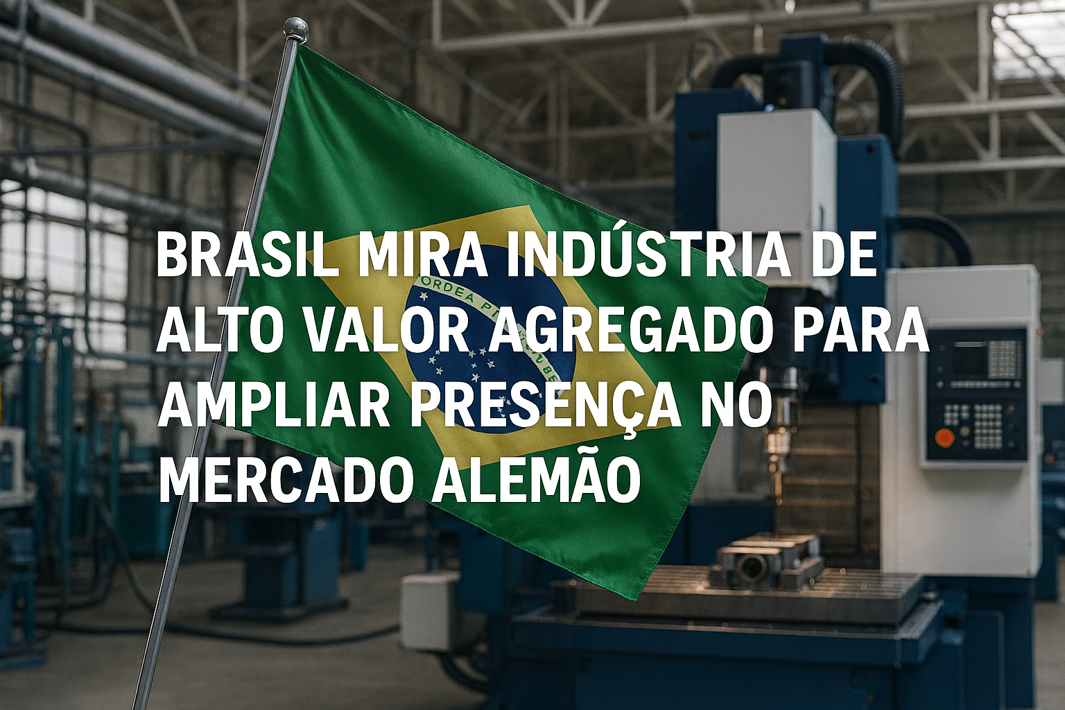 Brasil mira indústria de alto valor agregado para ampliar presença no mercado alemão