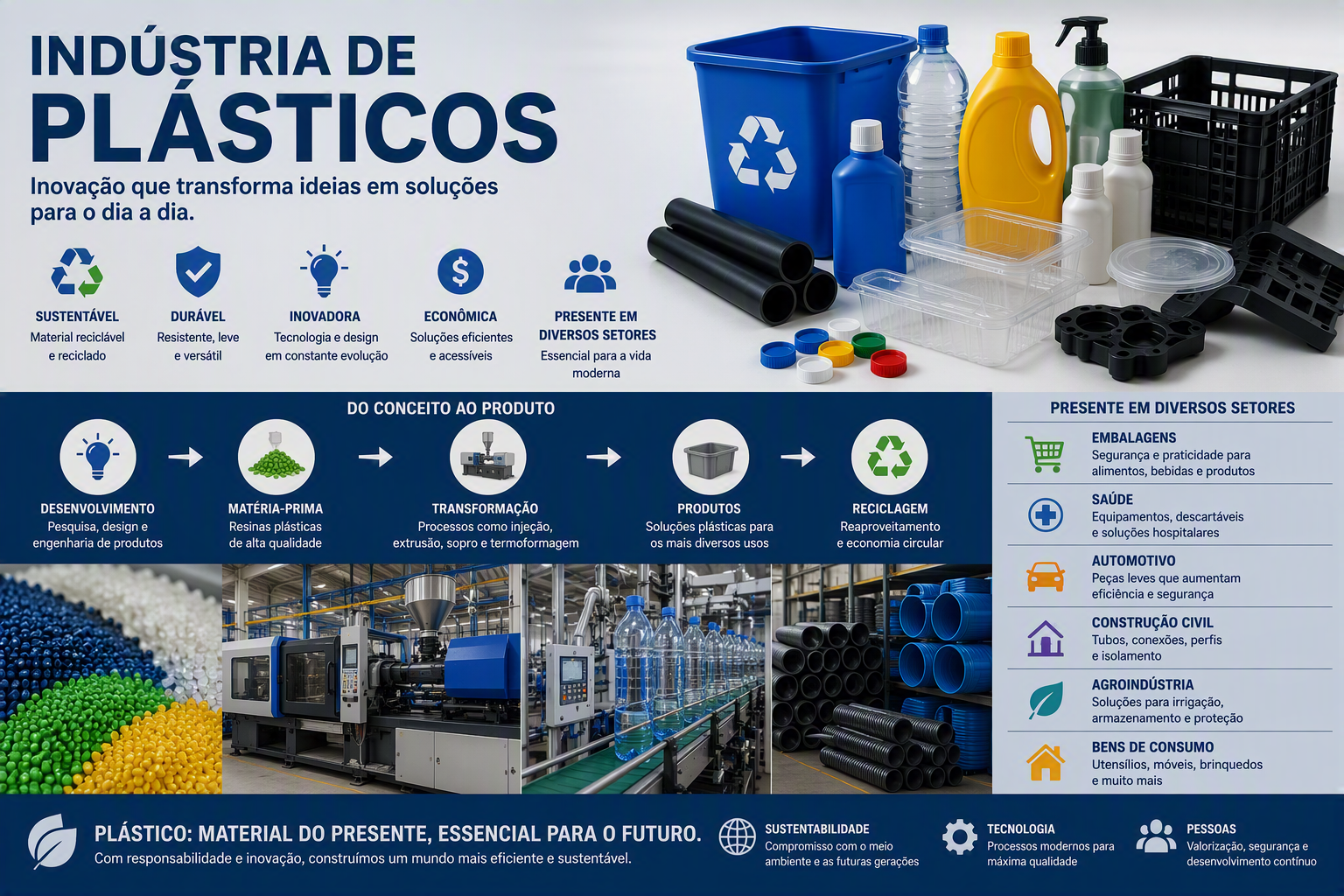 Think Plastic Brazil gera US$ 639 mil em negócios e projeta mais US$ 3,6 milhões após missão comercial no Chile