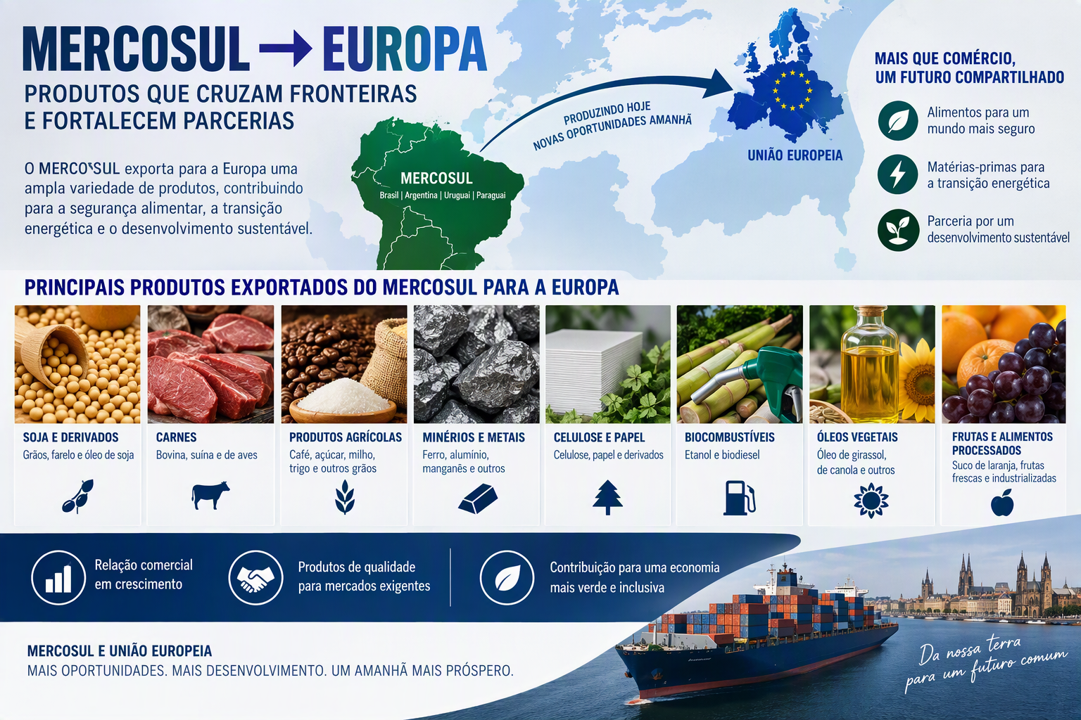 Painel orienta exportadoras a buscar oportunidades abertas pelo acordo Mercosul-EFTA