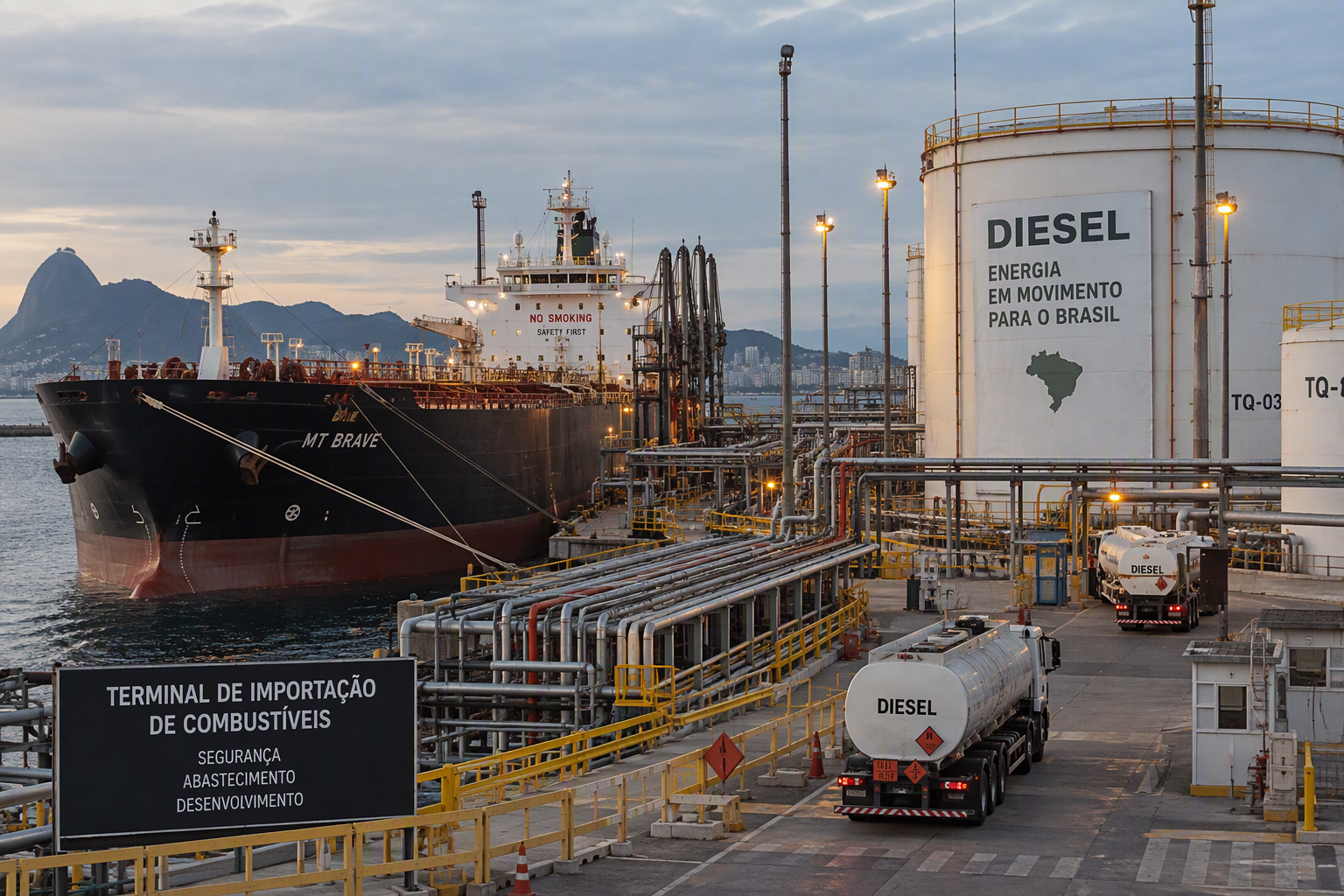 Por que o diesel dos EUA é tão importante para alguns parceiros comerciais, como o Brasil